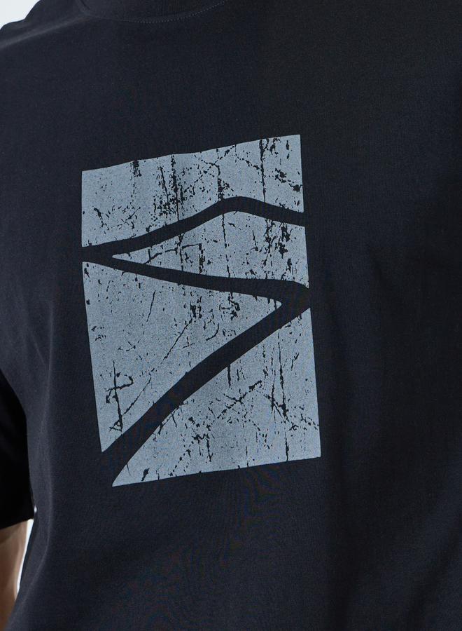 ستايلي تيشيرت واسع بطبعة جرافيك - Image 2